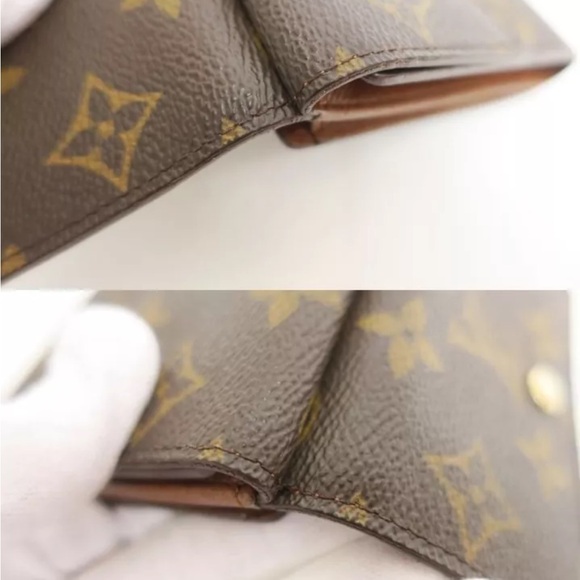 Authentic LOUIS VUITTON Monogram Portefeiulle Elise Leather Wallet #26663 - Picture 5 of 16